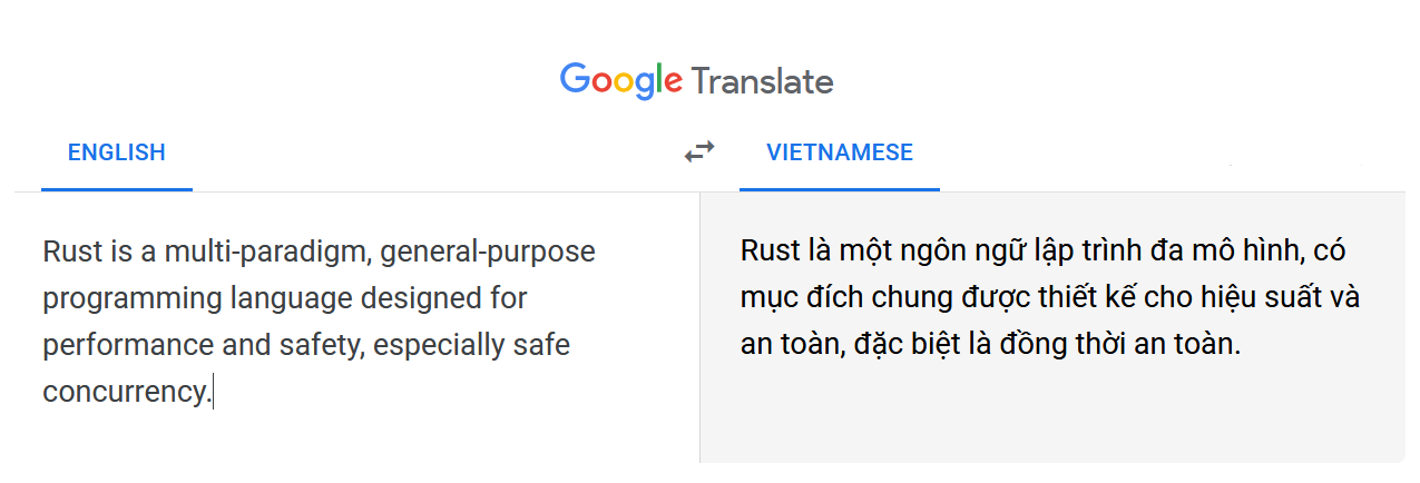 Theo Google Translate