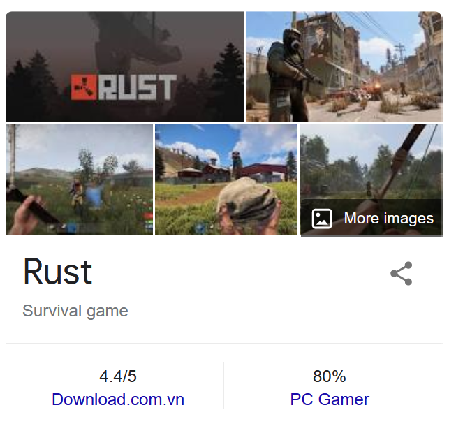 Rust chỉ là một trò chơi